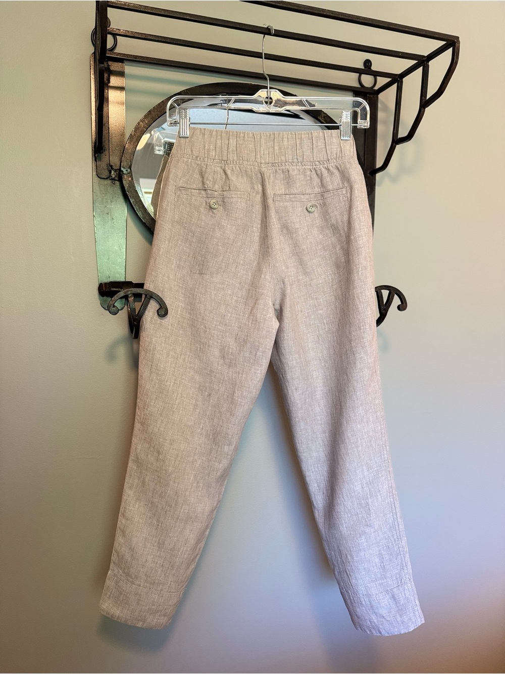 Athleta 💯 Linen Cropped Pants - Picture 4 of 12
